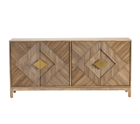 Brooklynn 4 Door Mango Sideboard