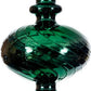 8.2" Midnight Green Swirl Finial Ornament (Various Styles)