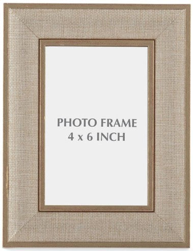 Gold Linen Photo Frames (Various Sizes)