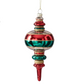 Red Gold Green Glass Finial Ornaments (Various Styles)