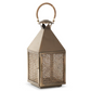 Antique Gold & Woven Cane Lantern w/ Drop Handle (Various Sizes)