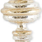 Gold/Silver Striped Finial Ornament (Various Styles)
