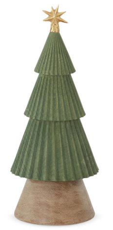 Green/Natural Wood Accordion Tree (Various Sizes)