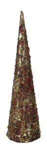 Textured Cone Tree, Brown/Gold (Various Sizes)
