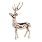 17.5" Silver Aluminum Deer