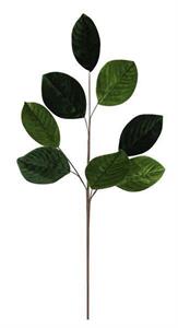 31" Velvet Magnolia Leaf Spray