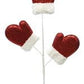 28" Glitter Mittens with Fur Spray