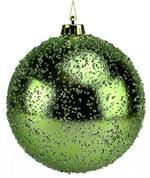 150MM Ice Ball Ornament, Lime Green