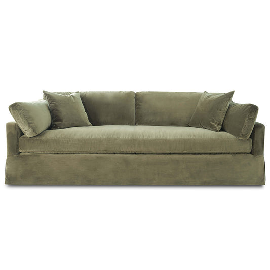Madelyn Sofa 96", Vintage Velvet Olive