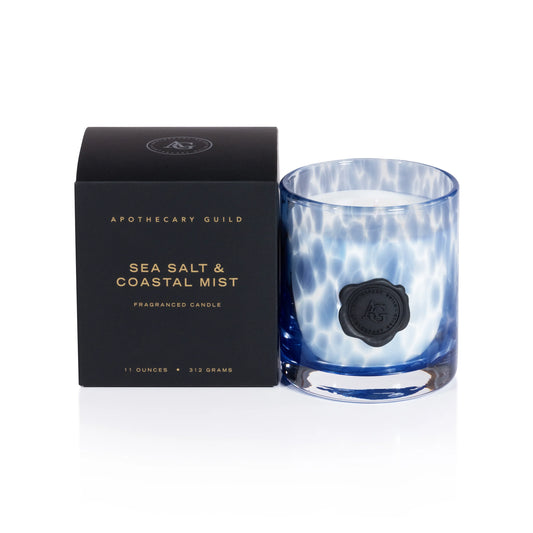 Sea Salt & Costal, Opal Glass Small Candle Jar in Gift Box