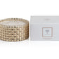 Braided Lumina Scented Candle, Four Wick