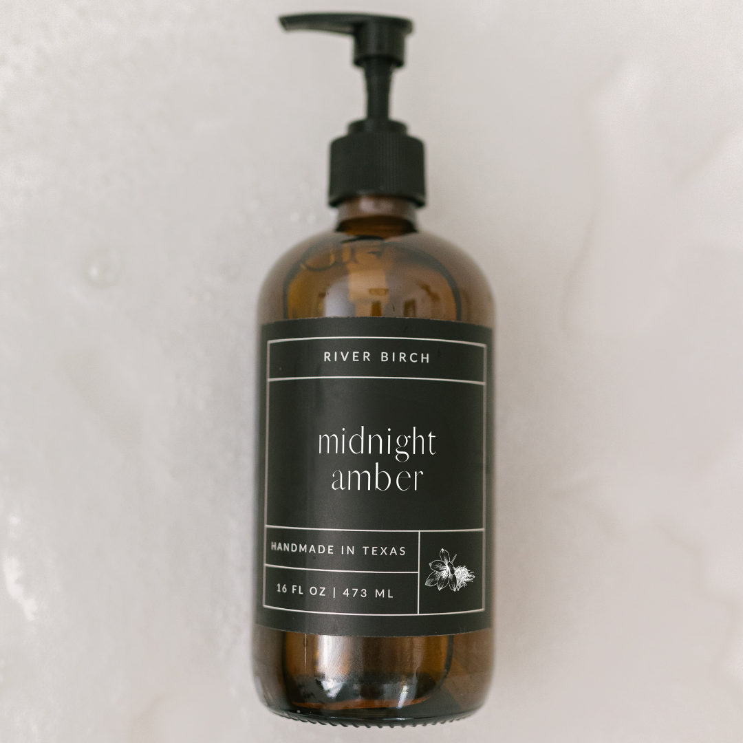 Midnight Amber - 16oz Glass Hand Soap