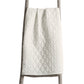 Rowan Quilted Throw Blanket, Cream