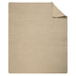 Velvet Stitch Quilted Throw Blanket, Taupe