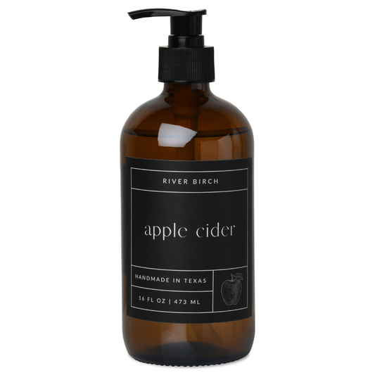 Apple Cider - 16 oz Amber Glass Soap