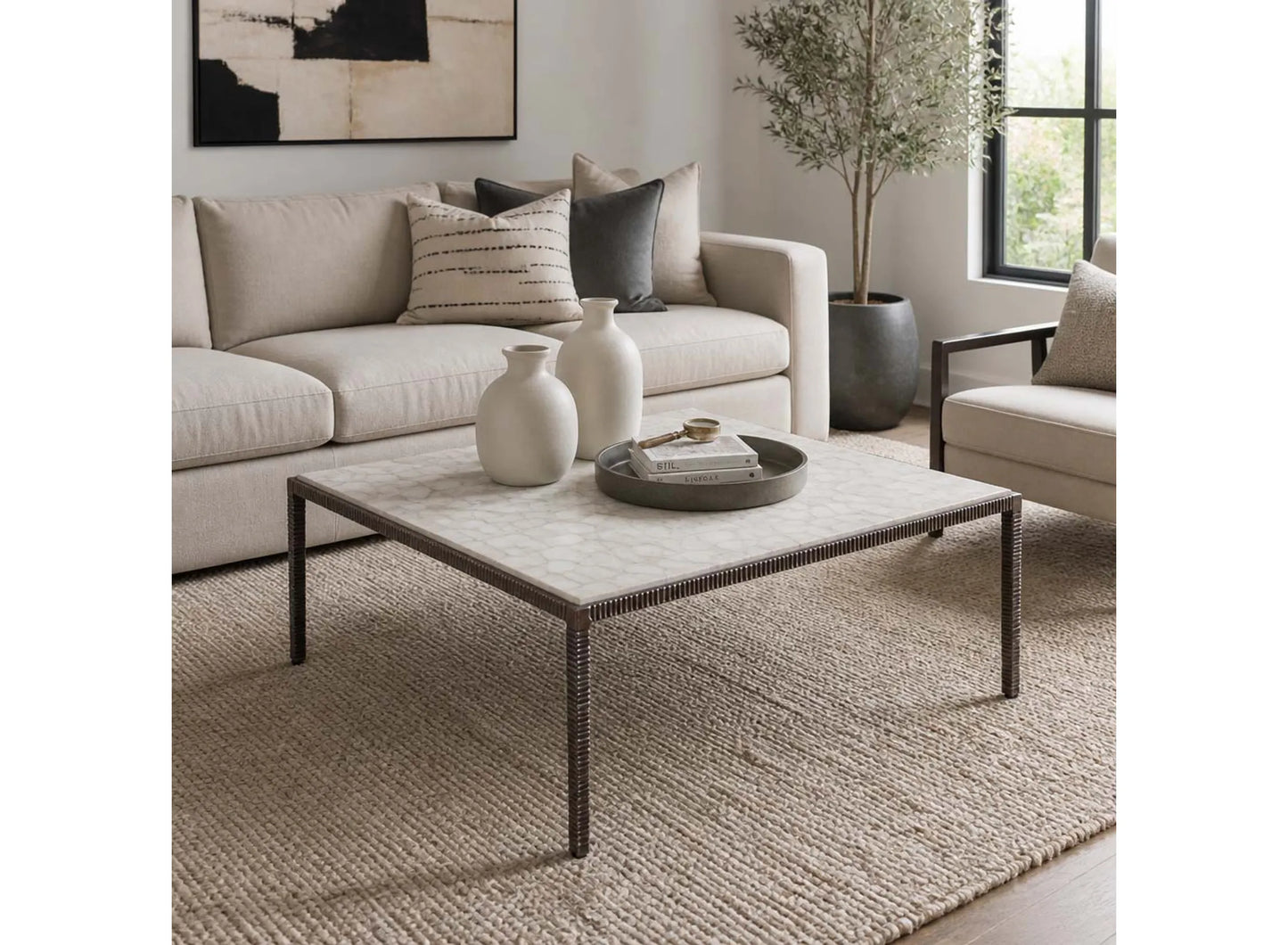 Blakecliff Silver Coffee Table 18"