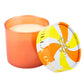 Orange Vanilla Candle w/Decorative Lid Candle