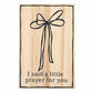 Treasure Box Bow Necklace, I Said a Little Prayer for You
