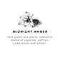 Midnight Amber - 16oz Glass Hand Soap
