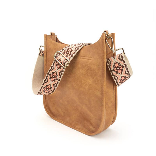 The Sailor | Zippered Crossbody Bag - Pick Your Strap: Tan / 1. Desert Boho