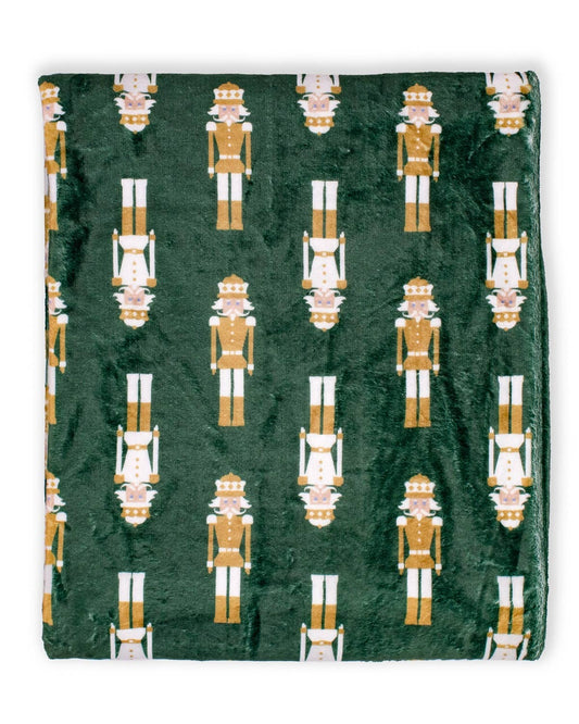 Alpine Nutcracker Throw Blanket