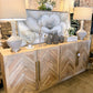 Mabry Herringbone Mango Console (Natural)