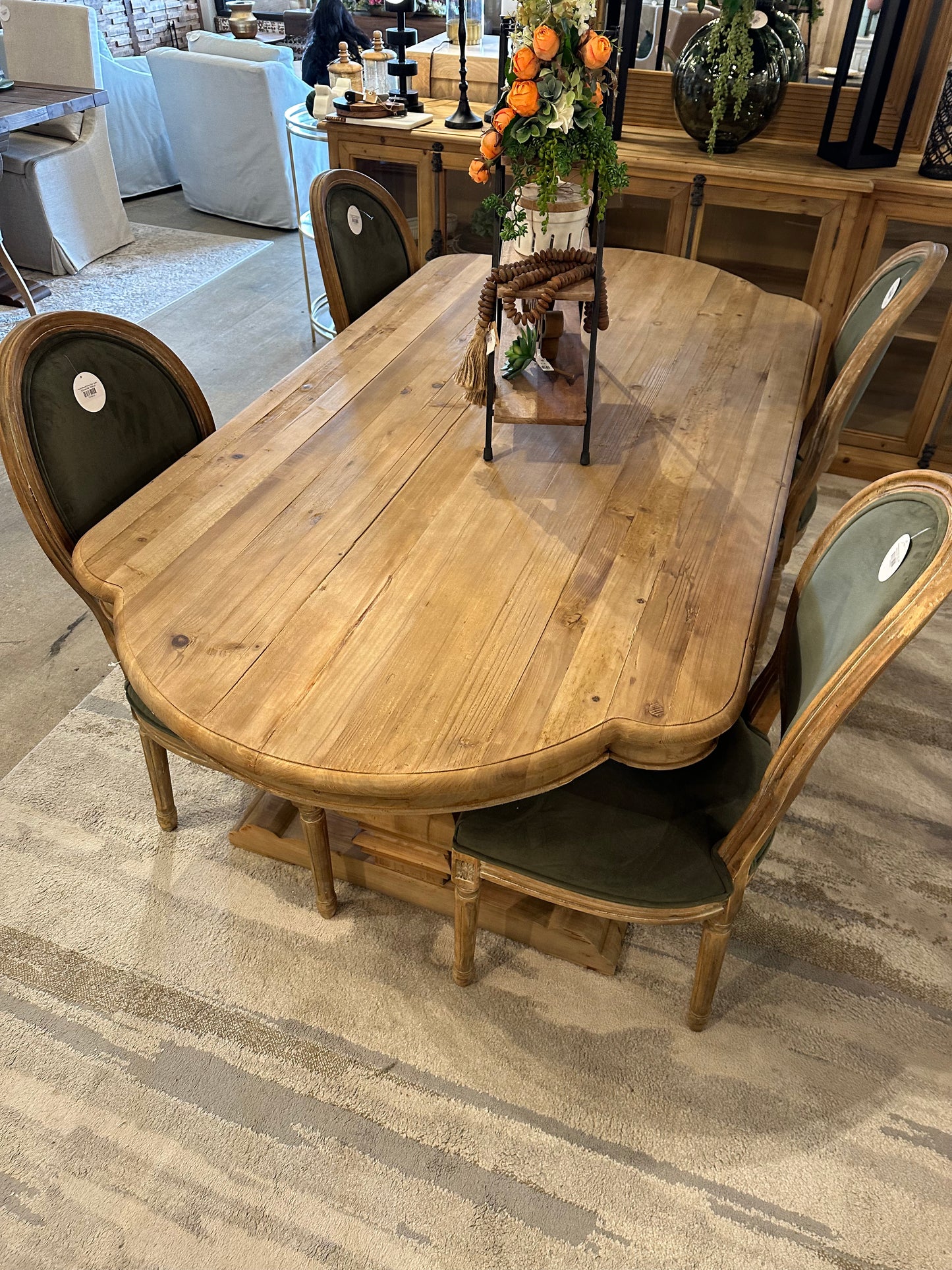 Dylan 7' Rounded Edge Dining Table (Natural)