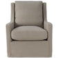 Bret Swivel Glider Chair, Taupe