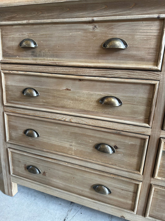 Alexa Solid Elm Wood Dresser (Natural)