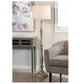 Traditional Classic Floor Lamp, Cool Gray