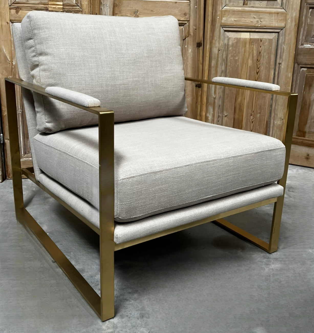 Calvin Club Chair, Linen