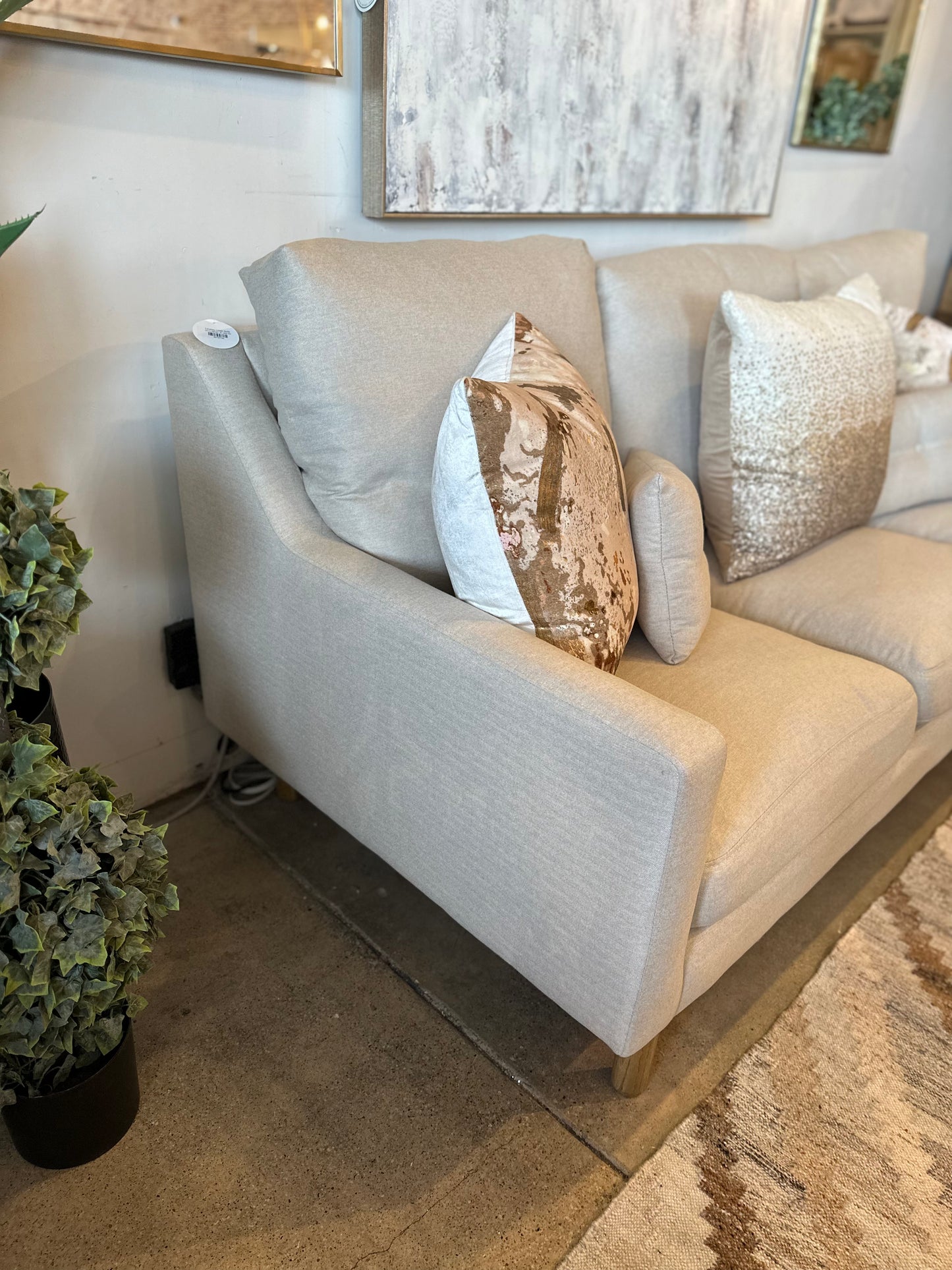 Lindsey Linen Sofa