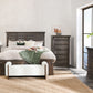 Adelaide Solid Wood King Bed, Cocoa