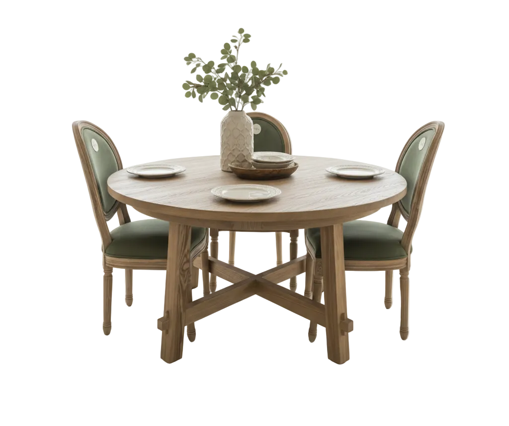Elizabeth 53” Round Dining Table