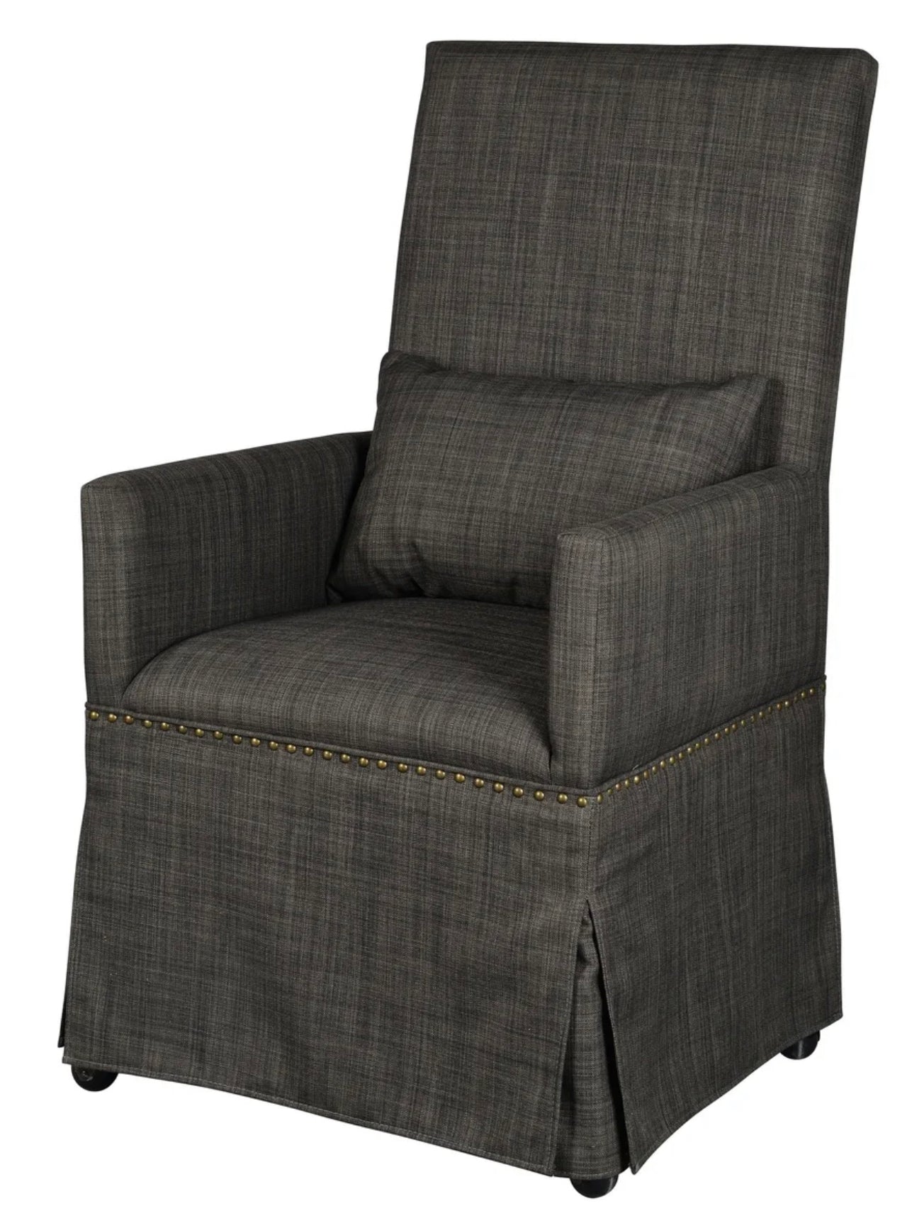 Rolling Dining Chair, Charcoal