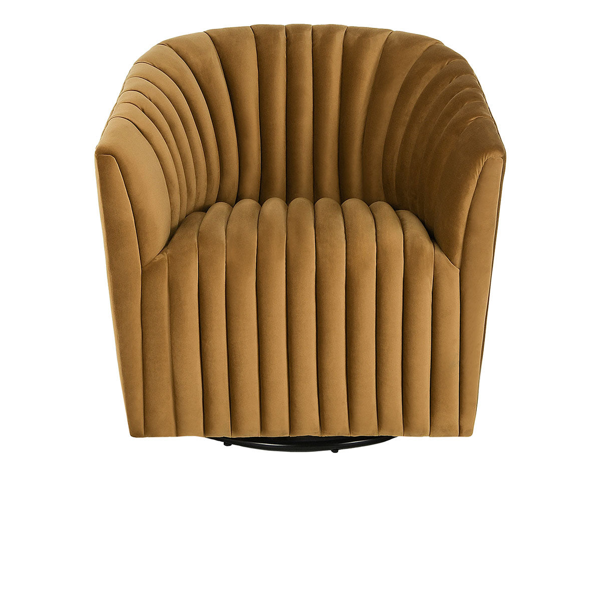 Adriane Swivel Accent Chair, Bronze