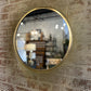 Contemporary Gold Sunburst Wall Mirror