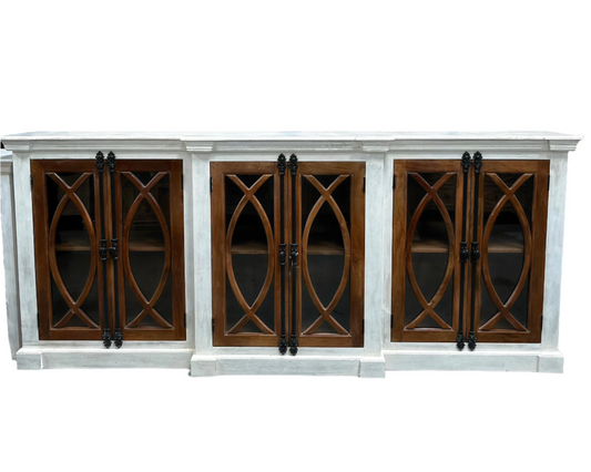Gabriel Mango Wood Breakfront, White