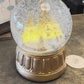7.75" Gold Winter Scene Musical Snow Globe