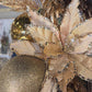 24" Mocha Velvet Poinsettia