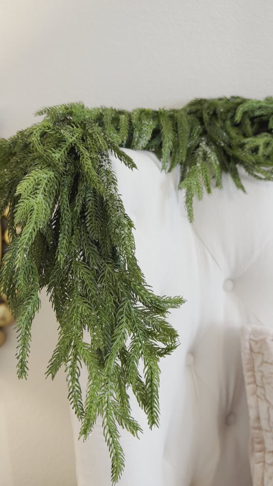 72" REAL TOUCH Noble Fir Garland