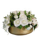 Cream Centerpiece in Gold Container