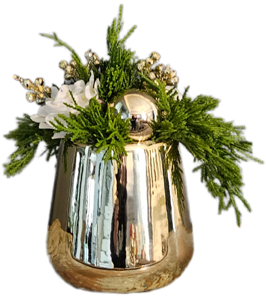 Gold & White Winter Sit Around