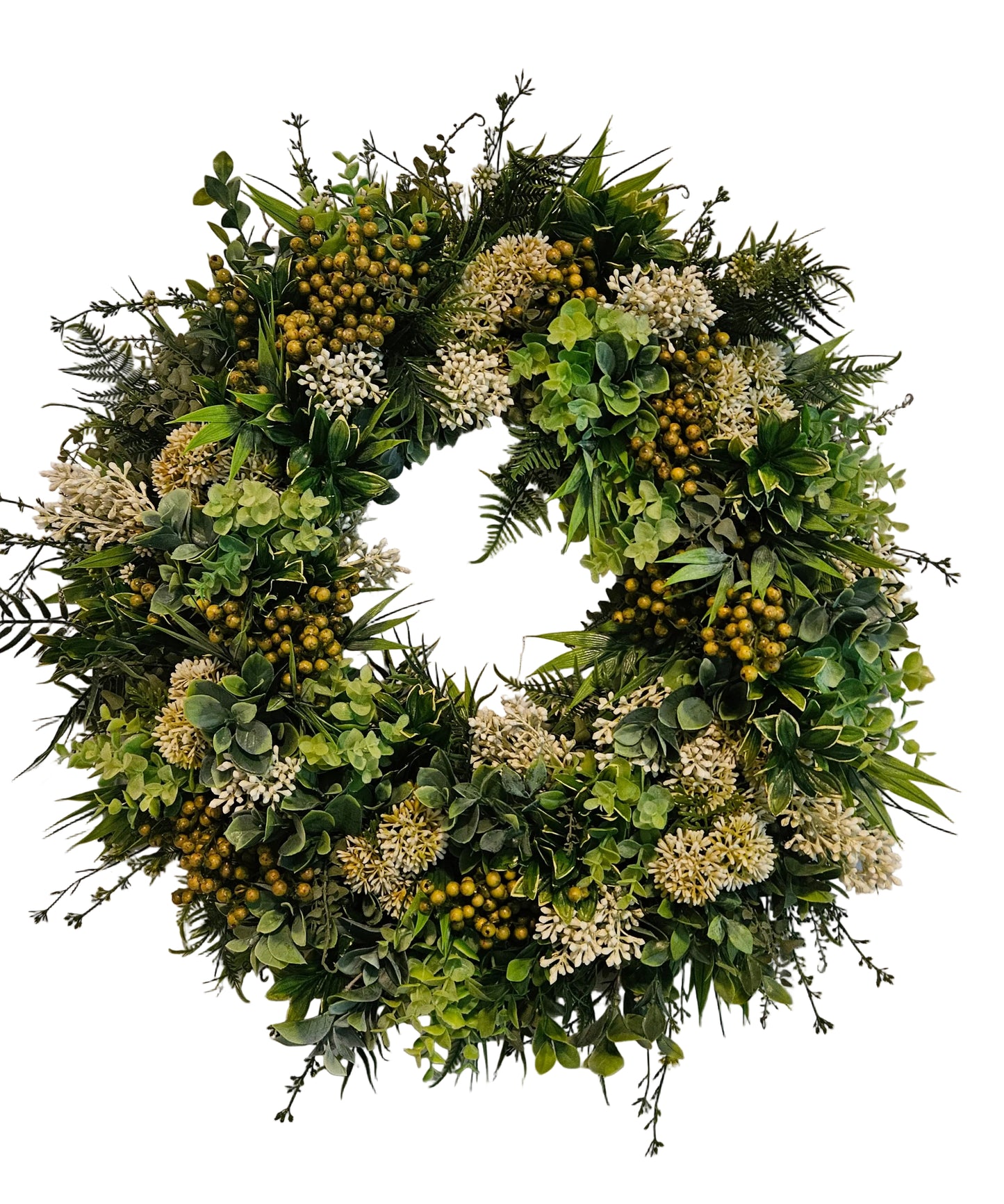 Weather Tolerant Wreath with Berries