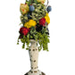 Blue, Red & Yellow Candle Topper