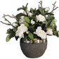 Gardenia& Gold Branch Centerpiece