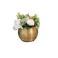 Sit Around In Gold Ribbed Container