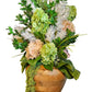 Large Arrangement With Real Touch Hydrangeas