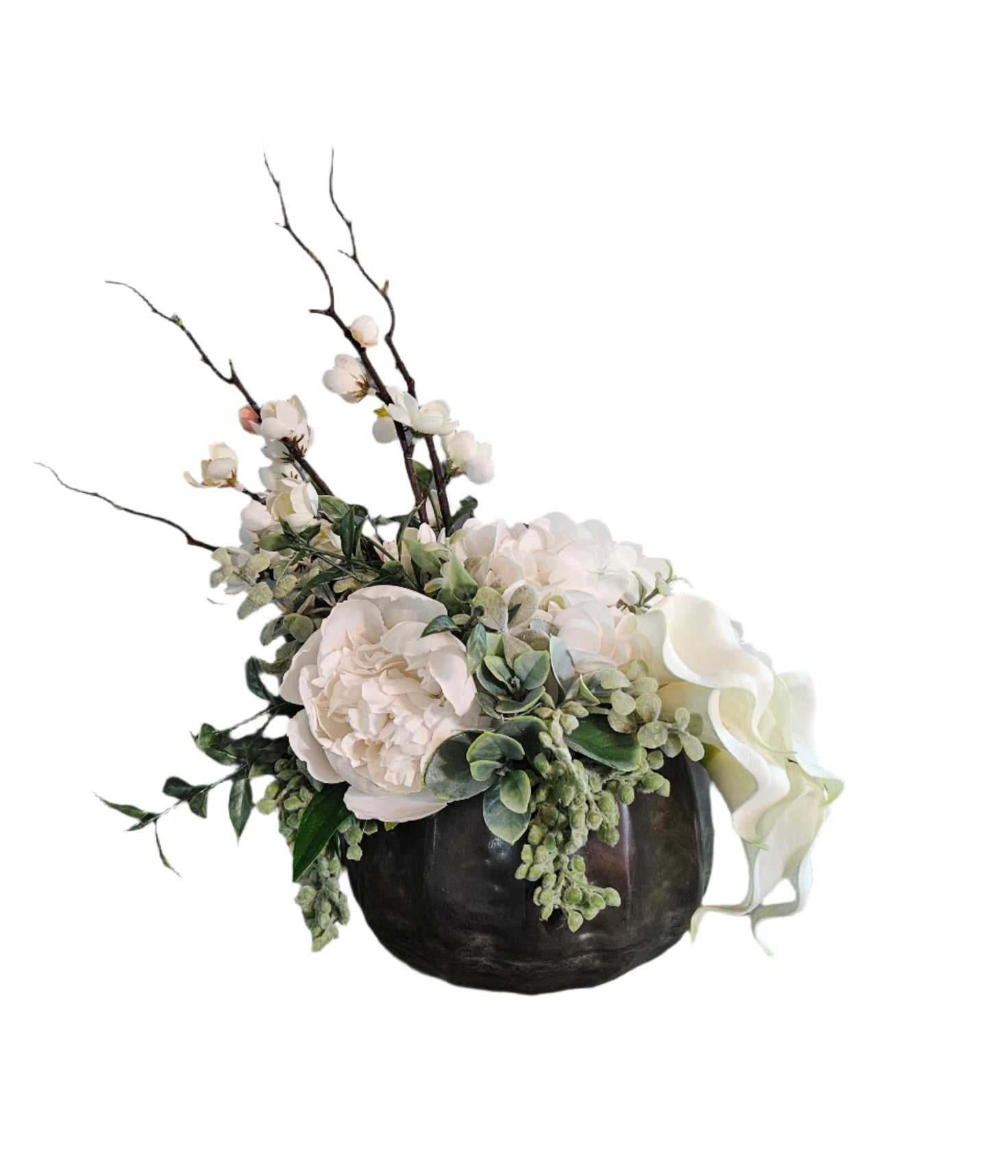 Asymmetrical Cherry Blossom Arrangement
