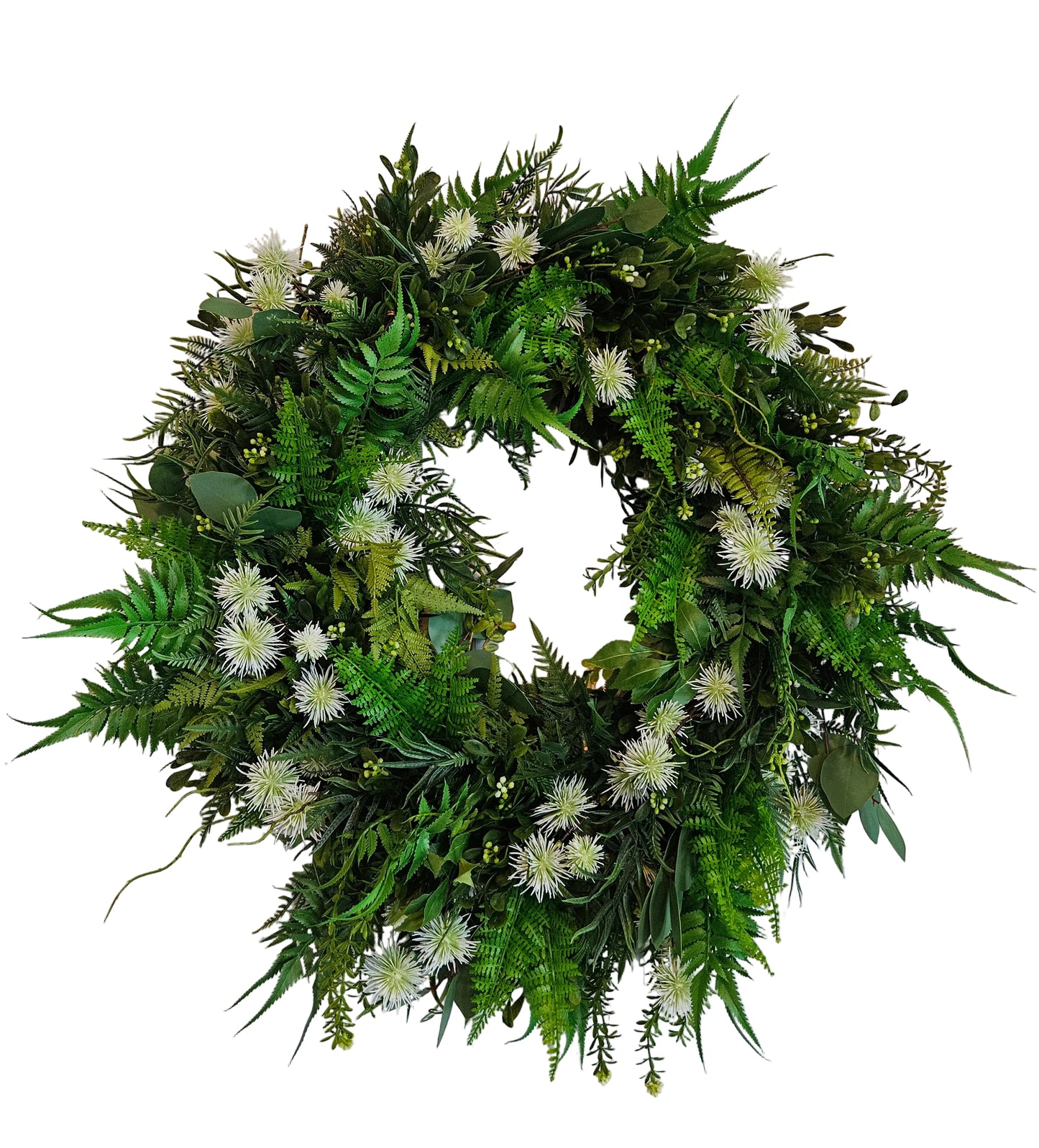 26" Assorted Fern Wreath